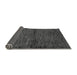 Sideview of Abstract Gray Modern Rug, abs96gry