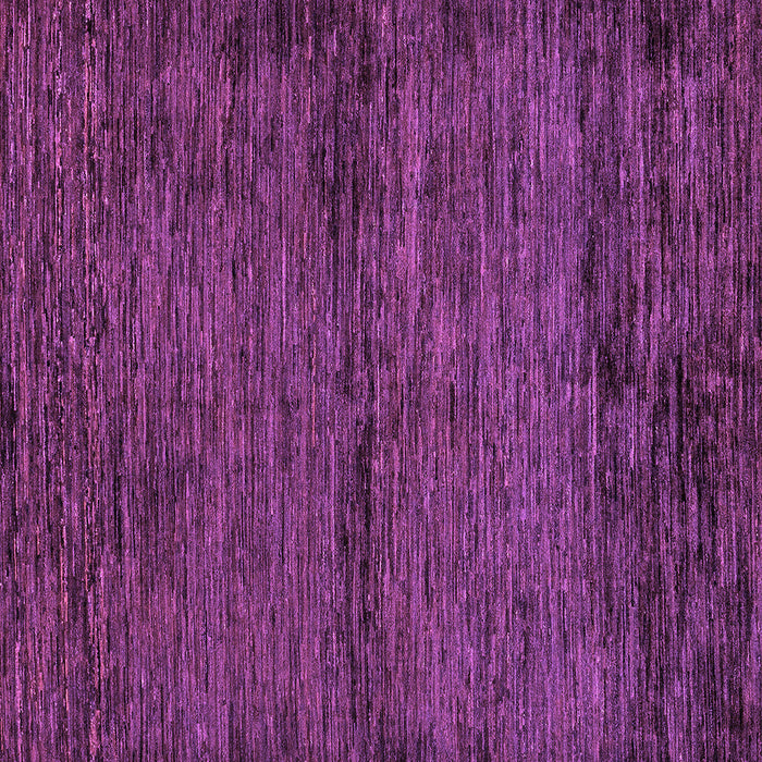 Square Machine Washable Abstract Purple Modern Area Rugs, wshabs96pur