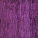 Square Machine Washable Abstract Purple Modern Area Rugs, wshabs96pur