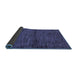 Sideview of Abstract Blue Modern Rug, abs96blu