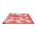 Modern Red Washable Rugs