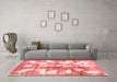 Modern Red Washable Rugs