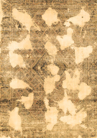 Abstract Brown Modern Rug, abs970brn