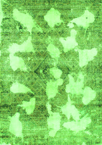 Abstract Green Modern Rug, abs970grn