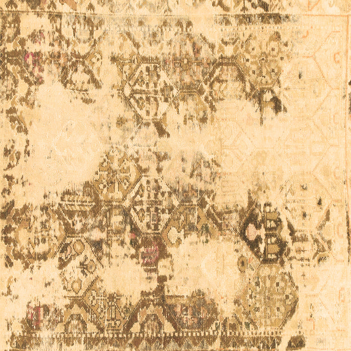 Square Abstract Brown Modern Rug, abs971brn