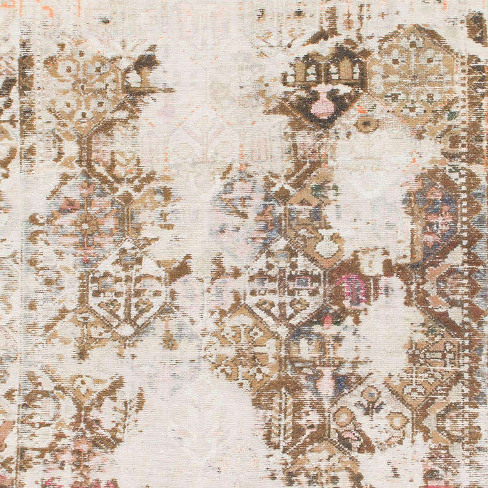 Abstract Light Copper Gold Modern Rug, abs971