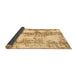 Sideview of Abstract Brown Modern Rug, abs971brn