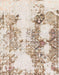 Machine Washable Abstract Light Copper Gold Rug, wshabs971