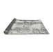 Sideview of Abstract Gray Modern Rug, abs971gry