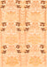 Abstract Orange Modern Rug, abs972org