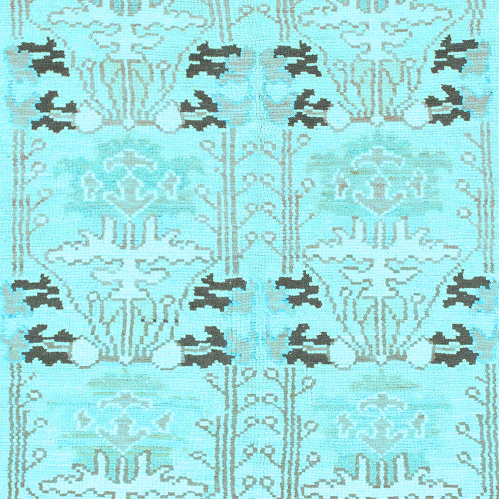 Abstract Light Blue Modern Rug, abs972lblu