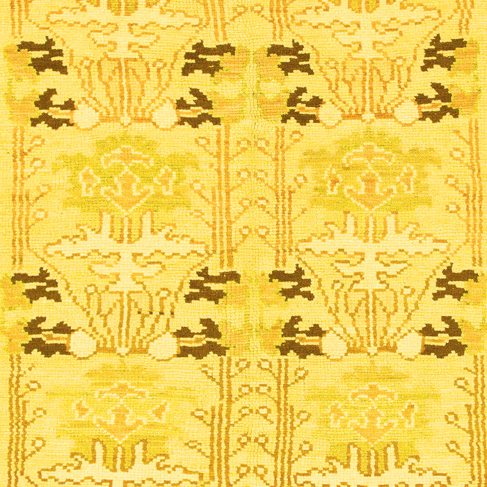 Machine Washable Abstract Yellow Modern Rug, wshabs972yw