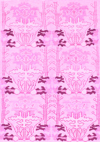 Abstract Pink Modern Rug, abs972pnk