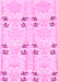 Machine Washable Abstract Pink Modern Rug, wshabs972pnk