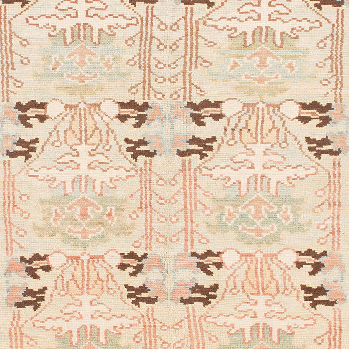 Abstract Navajo White Gold Modern Rug, abs972