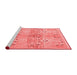 Modern Red Washable Rugs