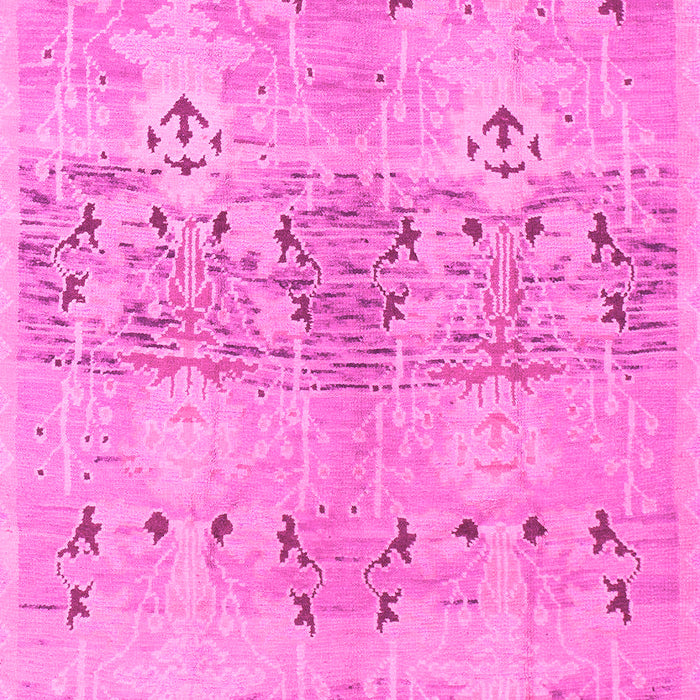 Machine Washable Abstract Pink Modern Rug, wshabs973pnk