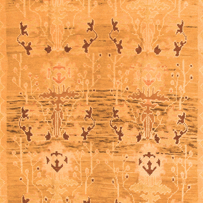 Machine Washable Abstract Orange Modern Area Rugs, wshabs973org