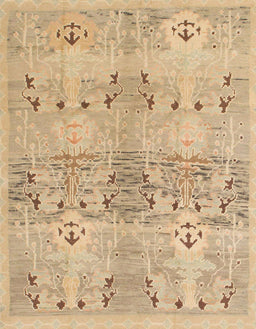 Machine Washable Abstract Yellow Rug, wshabs973