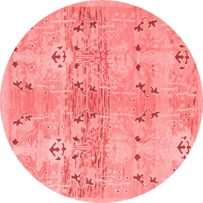 Machine Washable Abstract Red Modern Rug, wshabs973red