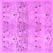 Square Abstract Purple Modern Rug, abs973pur