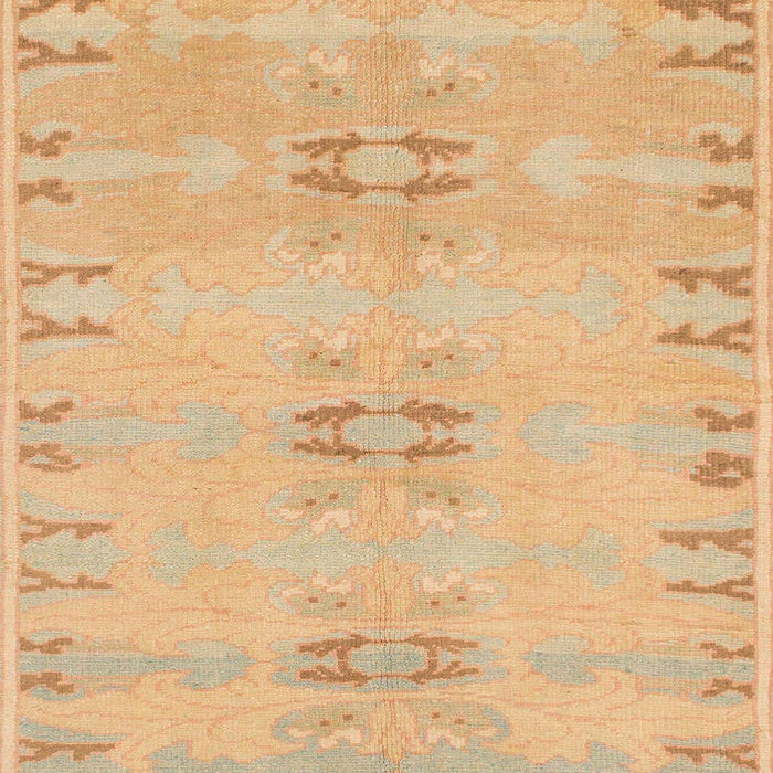 Machine Washable Abstract Orange Rug, wshabs974