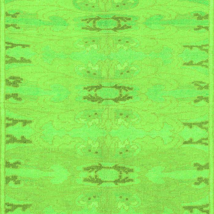 Abstract Green Modern Rug, abs974grn