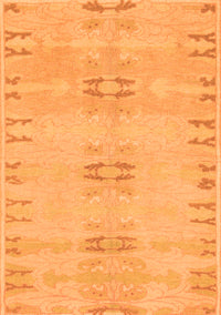 Abstract Orange Modern Rug, abs974org