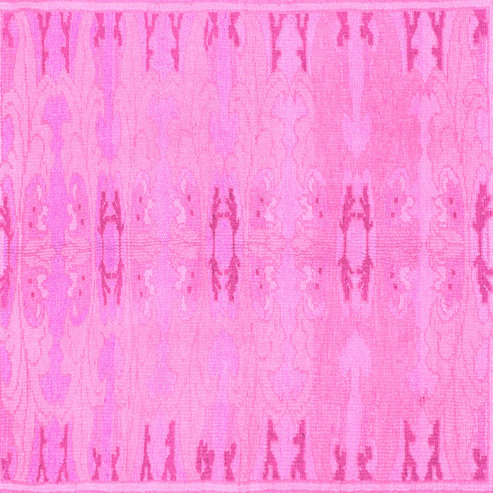 Square Abstract Pink Modern Rug, abs974pnk