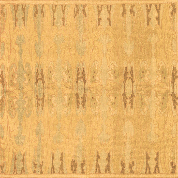 Square Machine Washable Abstract Brown Modern Rug, wshabs974brn