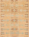 Abstract Orange Modern Rug, abs974