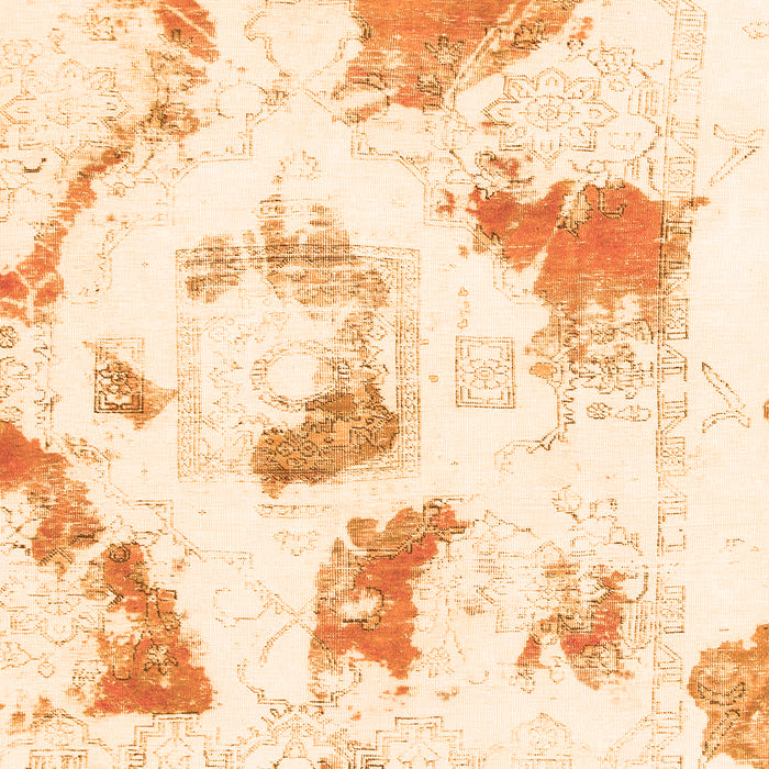 Abstract Orange Modern Rug, abs975org