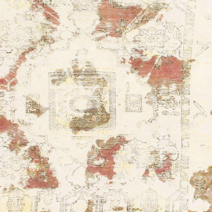 Machine Washable Abstract Blanched Almond Beige Rug, wshabs975