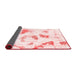 Abstract Red Modern Area Rugs