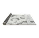 Sideview of Abstract Gray Modern Rug, abs975gry