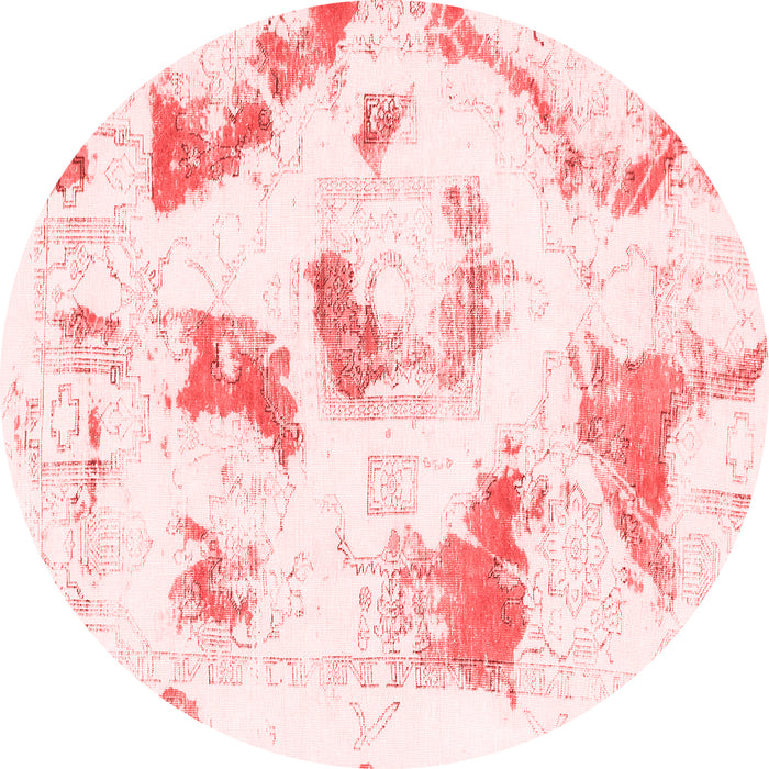 Abstract Red Modern Rug, abs975red