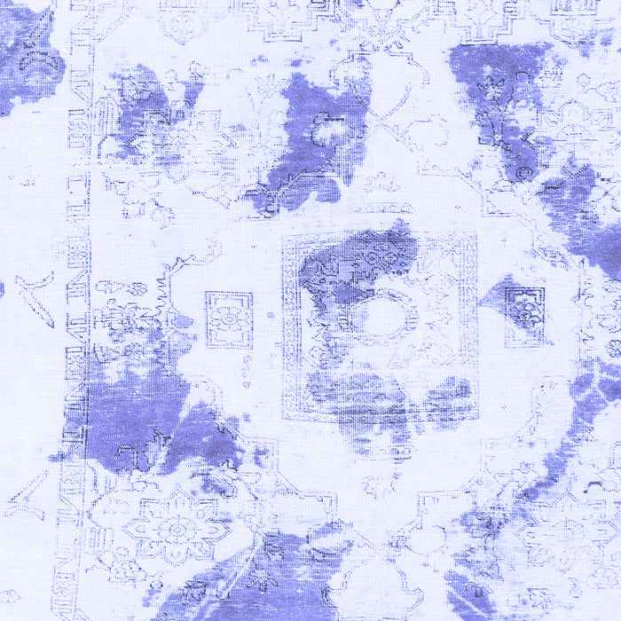 Abstract Blue Modern Rug, abs975blu