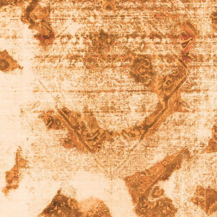 Machine Washable Abstract Orange Modern Area Rugs, wshabs976org