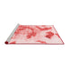 Modern Red Washable Rugs