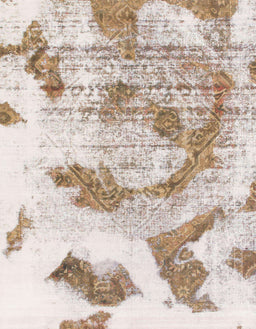 Abstract White Chocolate Beige Modern Rug, abs976