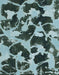 Abstract Dark Slate Gray Green Modern Rug, abs977