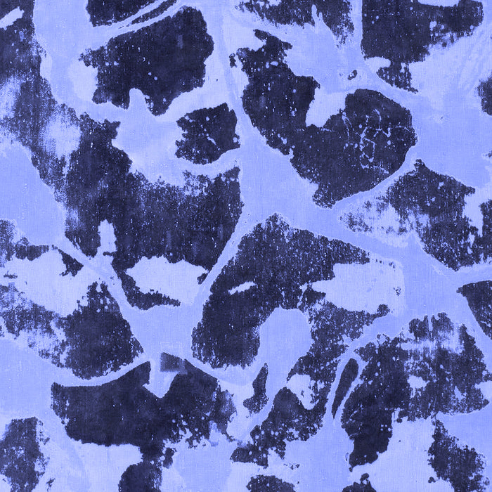 Abstract Blue Modern Rug, abs977blu