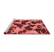 Modern Red Washable Rugs