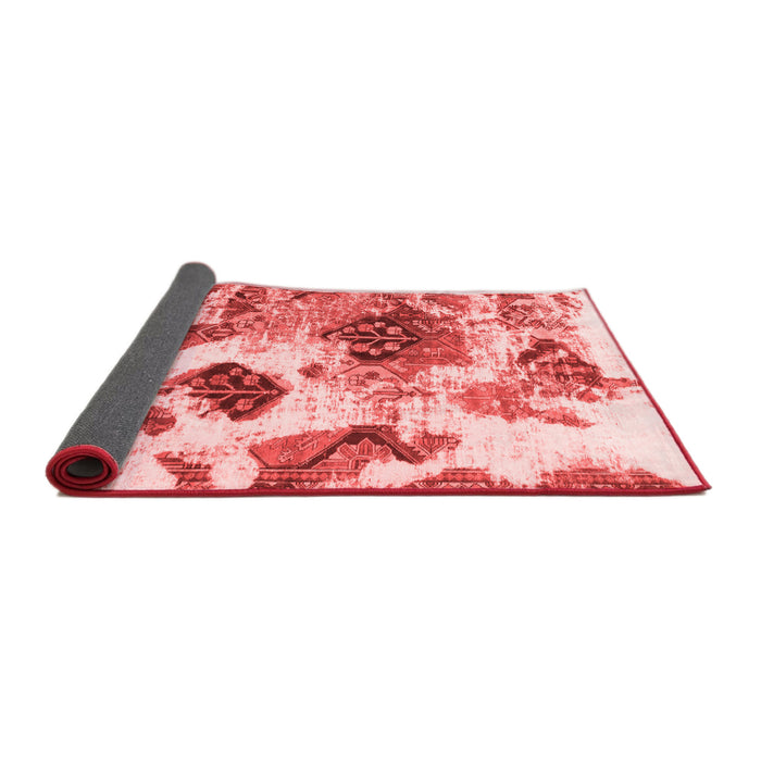 Abstract Red Modern Area Rugs