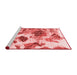 Modern Red Washable Rugs