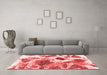 Modern Red Washable Rugs