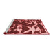 Modern Red Washable Rugs