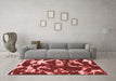 Modern Red Washable Rugs