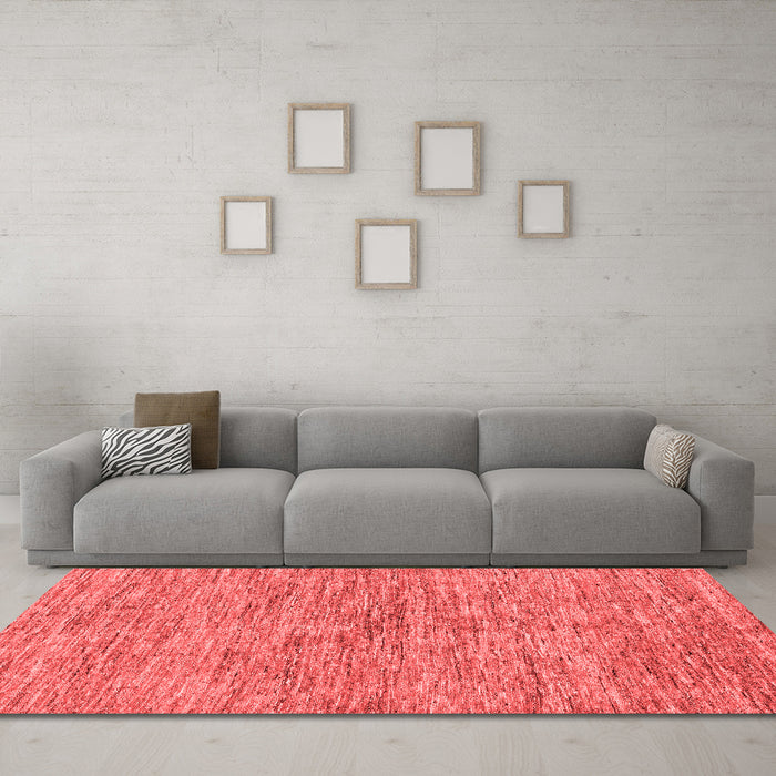Modern Red Washable Rugs