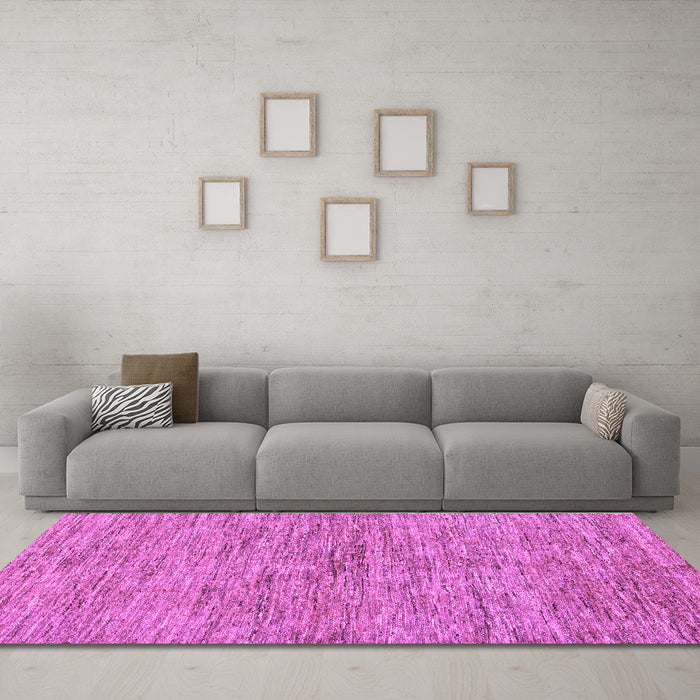 Machine Washable Abstract Purple Modern Area Rugs in a Living Room, wshabs97pur